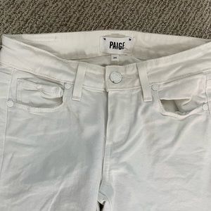 Paige denim Verdugo ankle size 24 white
